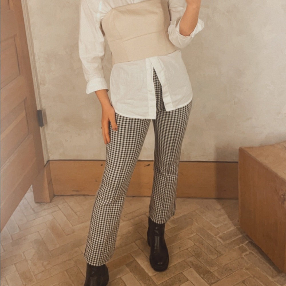 Anthropologie Margot kick-flared crop pants